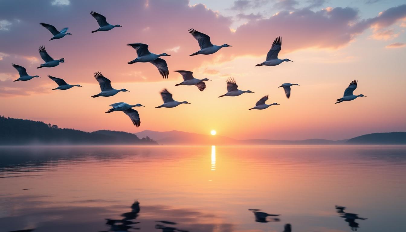 découvrez pourquoi les oiseaux adoptent la formation en v lors de leurs vols migratoires et comment cette stratégie leur permet d'économiser de l'énergie et de mieux se repérer.