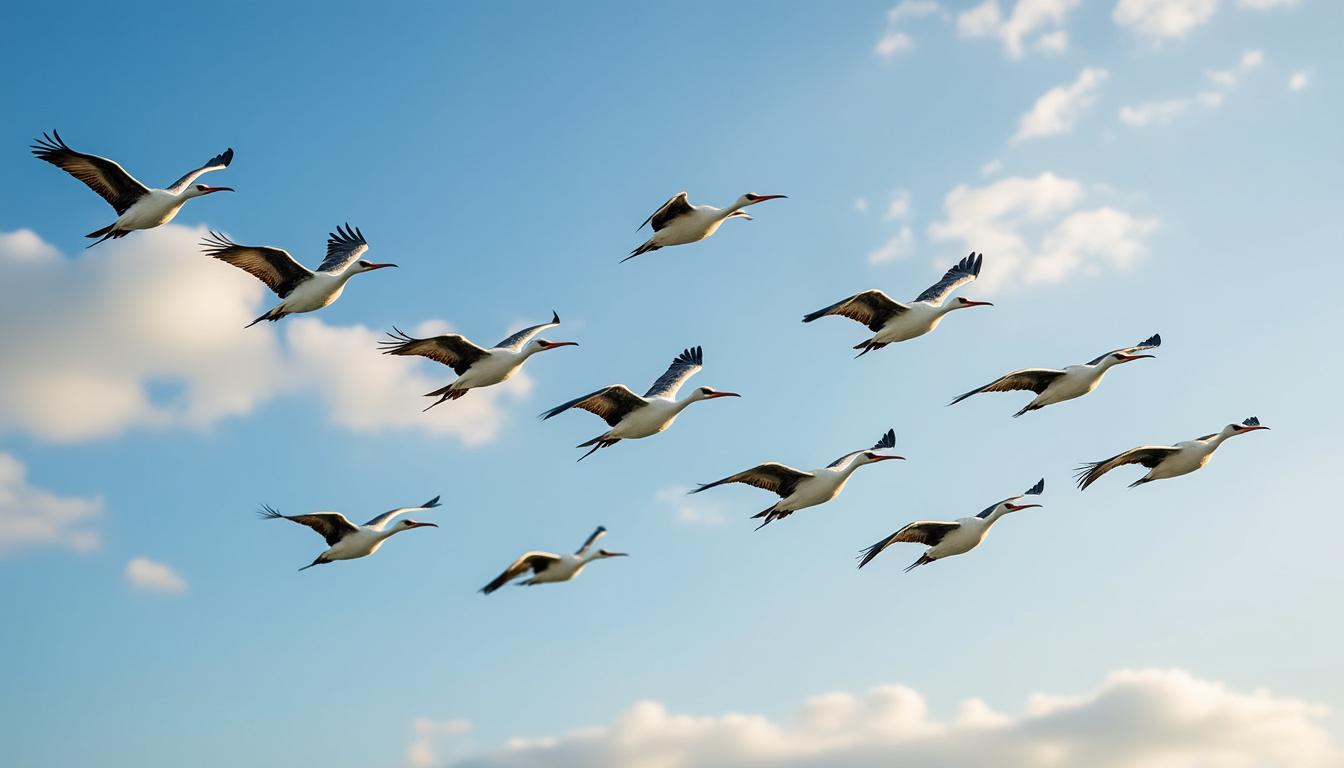 découvrez pourquoi les oiseaux adoptent la formation en v lors de leurs vols migratoires, les avantages de cette organisation et les secrets de leur incroyable coordination.