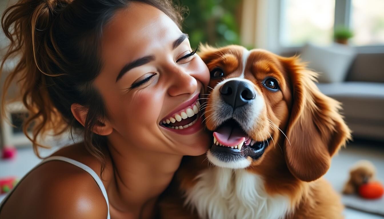 Découvrez pourquoi votre chien vous lèche, les vraies raisons derrière ce comportement, et obtenez des conseils pratiques pour y réagir de manière positive et renforcer votre complicité.