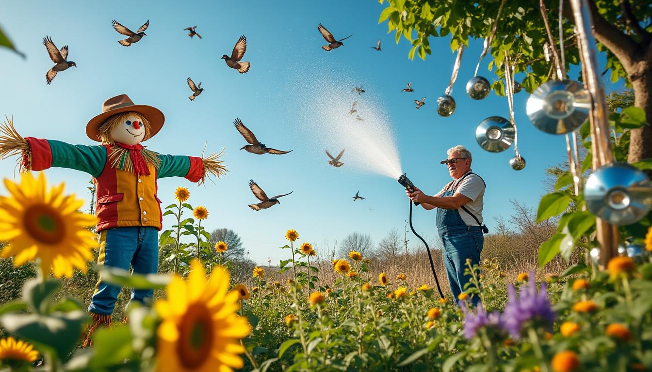 découvrez des astuces efficaces et des méthodes naturelles pour éloigner les oiseaux de votre jardin, terrasse ou balcon sans leur faire de mal. protégez vos espaces extérieurs facilement !