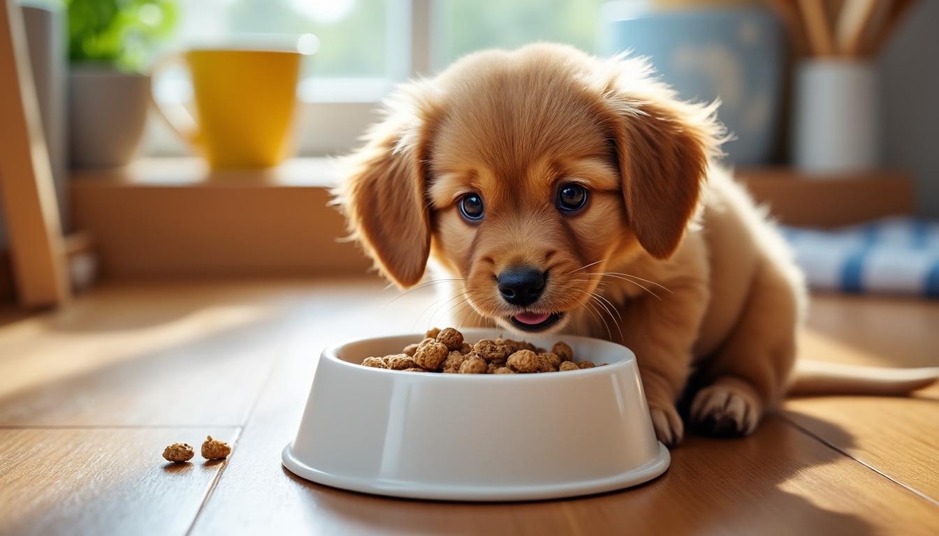 découvrez combien de nourriture donner à votre chiot pour assurer sa croissance et sa santé optimale grâce à nos conseils pratiques.